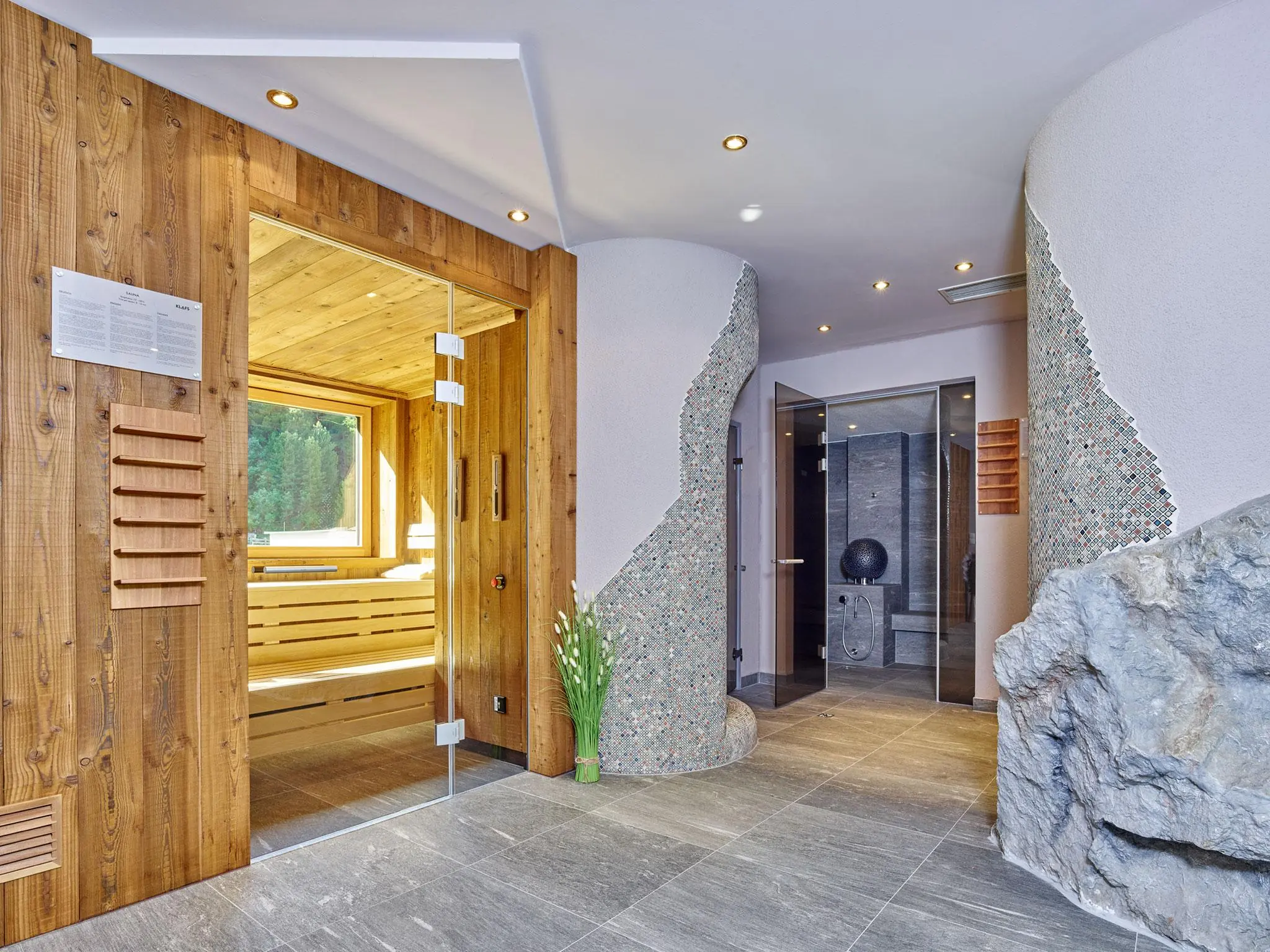 Alpenoase mit Sauna und Dampfbad