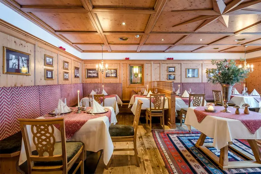 Restaurant im Hotel Vierjahreszeiten in Tux