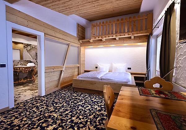 Apartment Enzian Schlafzimmer