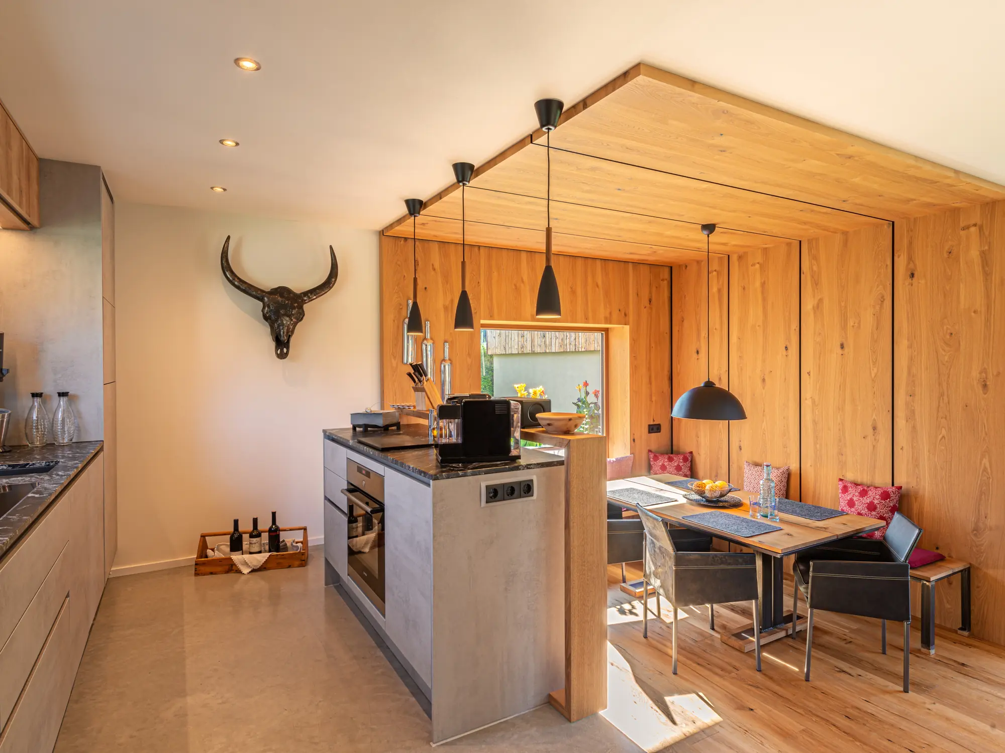Küche mit Esszimmer