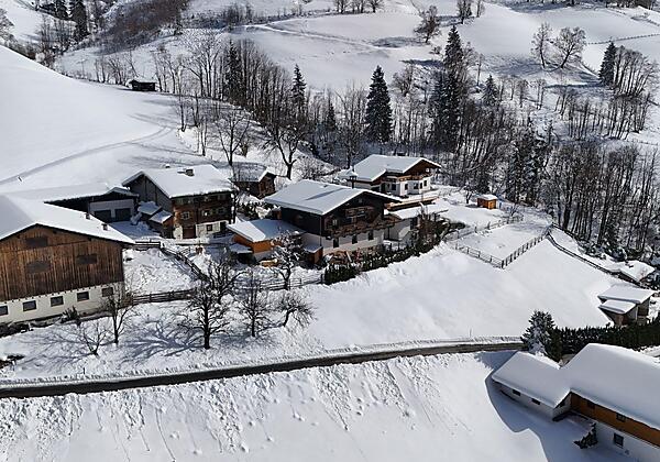 Unser Haus im Winter