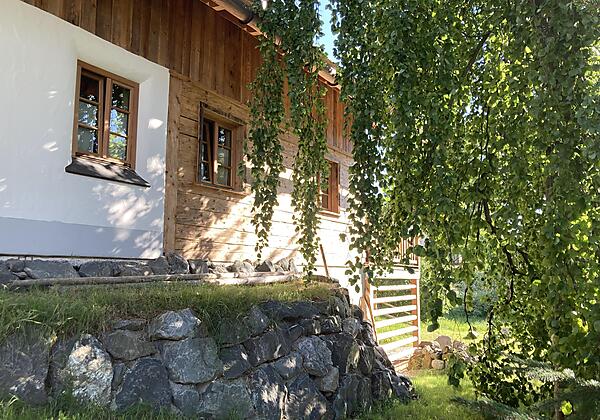 Westansicht Ferienhaus Miegele