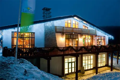 Das Café-Bistro Woods im Landal Park in Winterberg