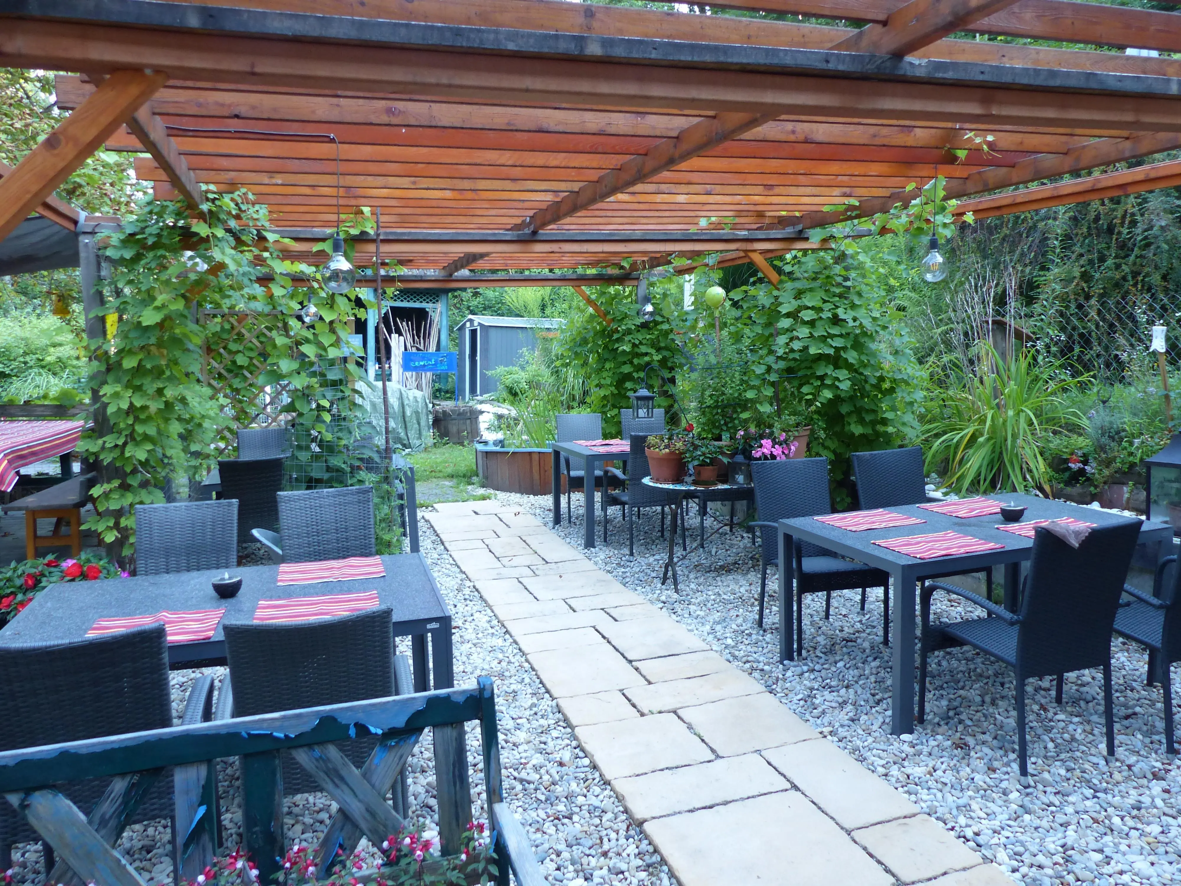 Garten – ruhiger Sitzbereich