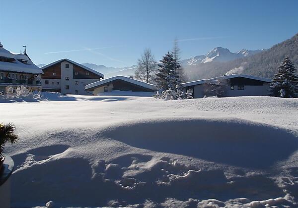 Landhaus Ines Seefeld Aussicht Winter 2