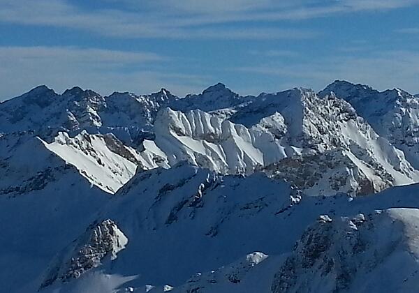Winter in den Bergen