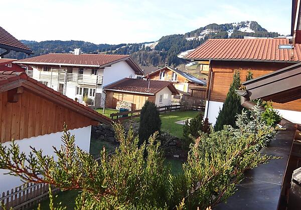 Aussicht vom Südbalkon Bolsterlanger Berge