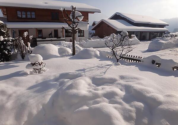 Schnee im Allgäu Bolsterlang