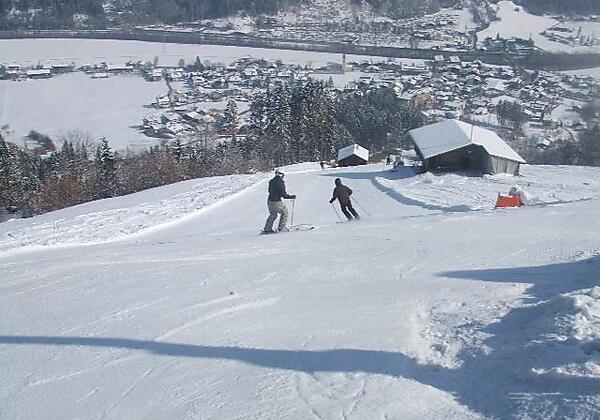Skiabfahrt direkt am Landhaus Rieder