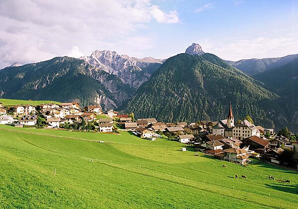 Anras in Osttirol - Blick in die Lienzer Dolomiten