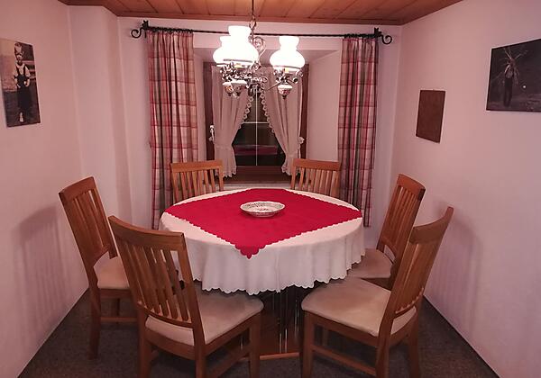 Essbereich Ferienwohnung