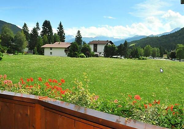 Aussicht Balkon Sommer Landhaus Thöni Seefeld