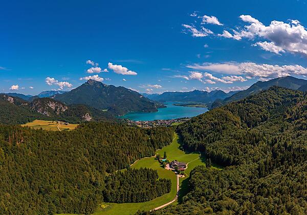 Flugaufnahme - Wolfgangsee