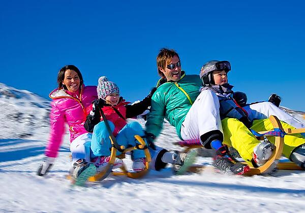 Rodelbahn am Sessellift