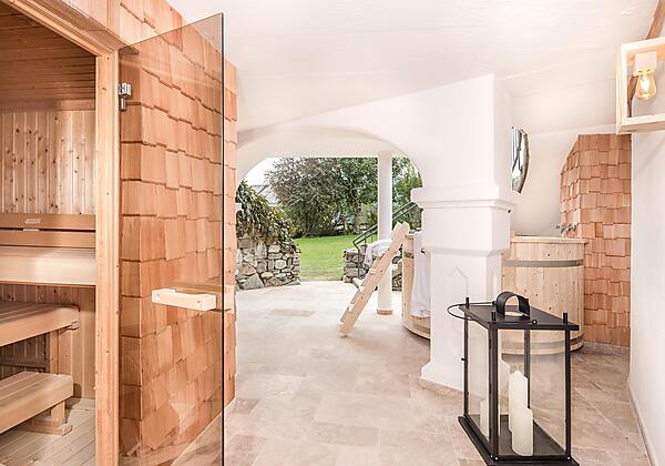 Sauna mit Hotpot