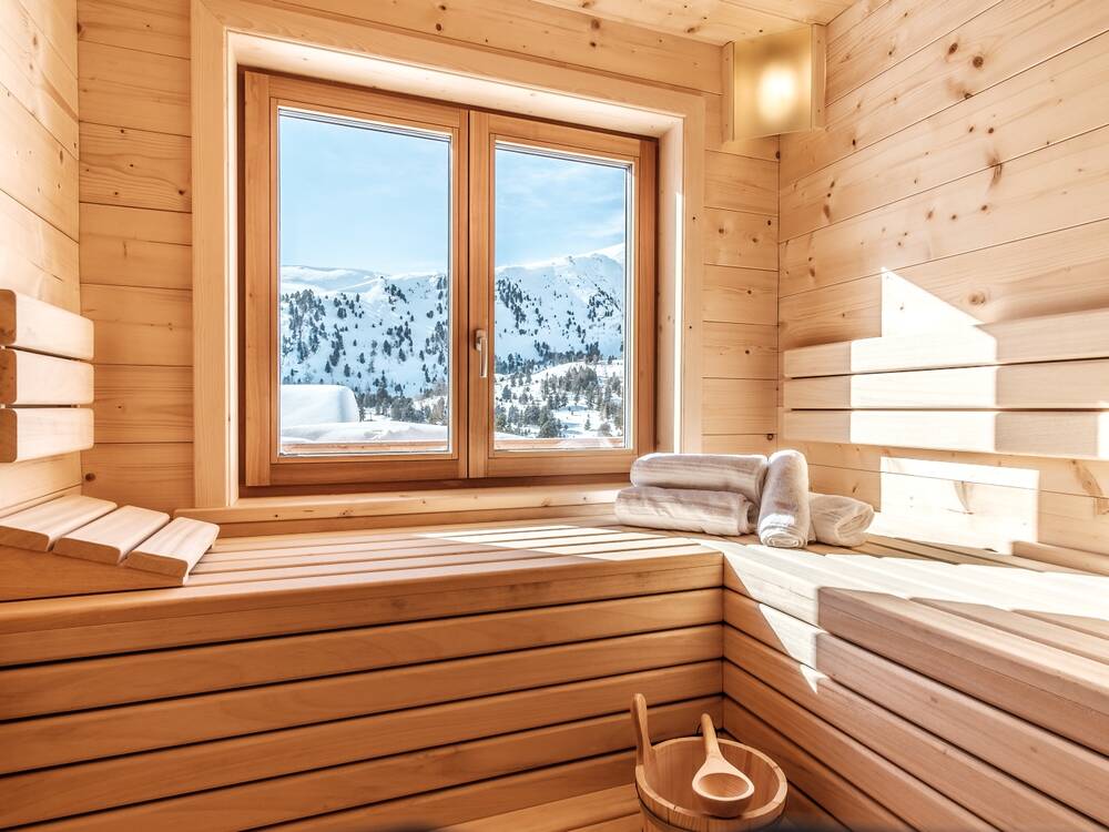 Luxuschalet Bergwinter -  Sauna