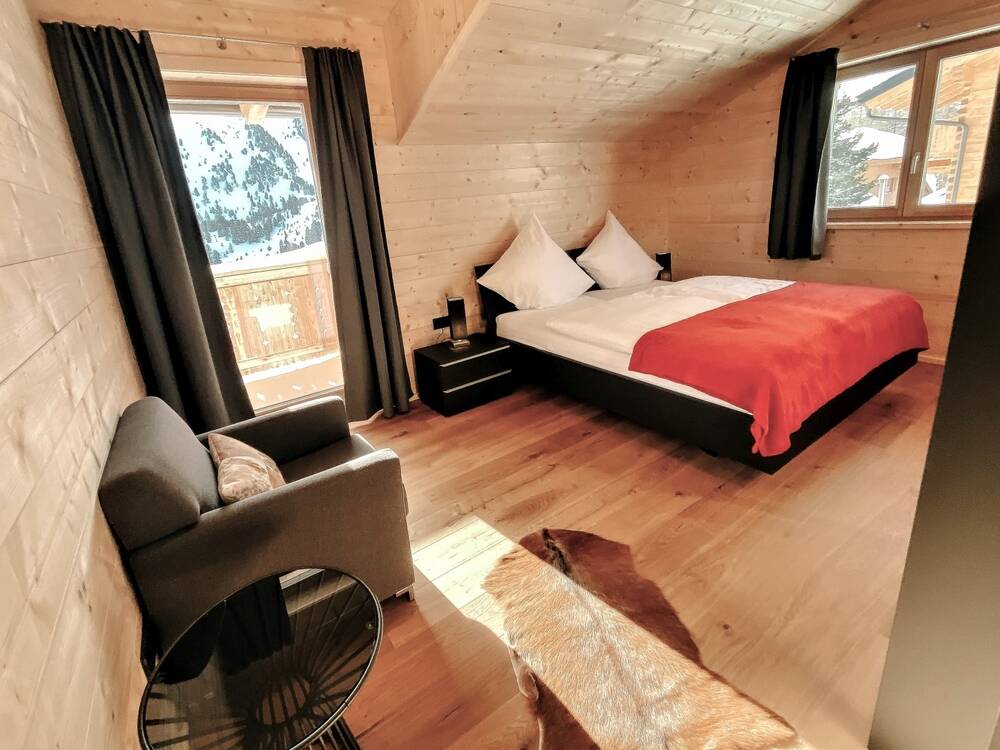 Luxuschalet Bergwinter - Wohnen & Essen