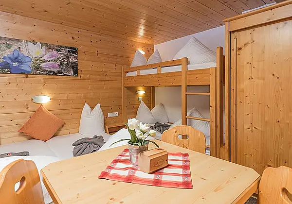 Zimmer in der Stalderhütte in Jerzens