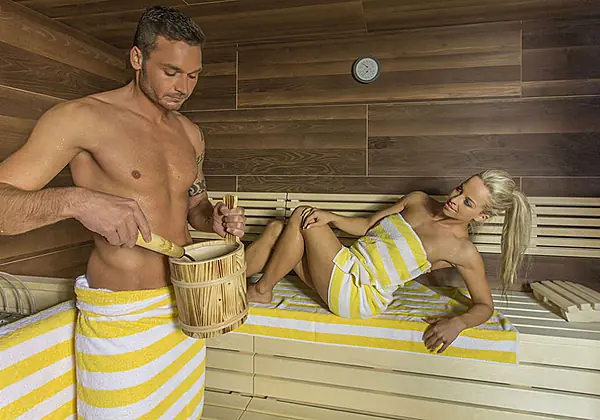 Finnische Sauna