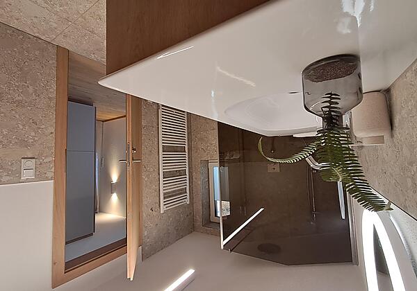 Modern Alp Apart Badezimmer I.