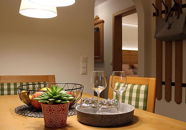 Essecke im Wohnbereich