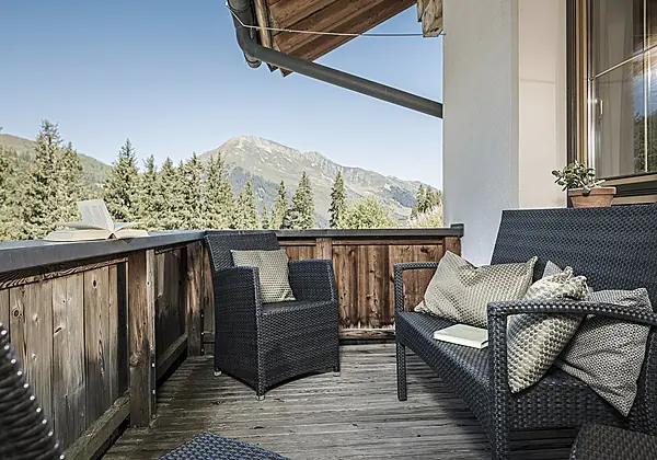 Blick vom Balkon