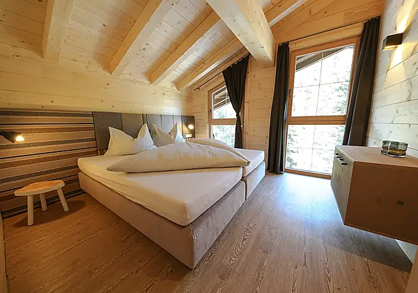 Schlafzimmer im Appart Montana in Hochfügen