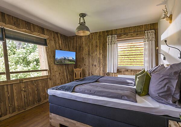 Romantik Schlafzimmer mit Boxspringbett