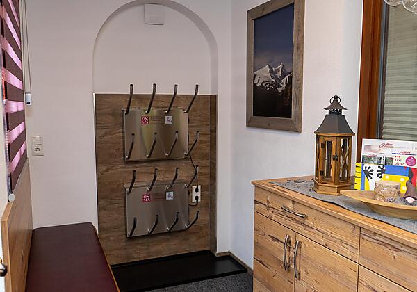 Schuhtrockner im Eingangsbereich