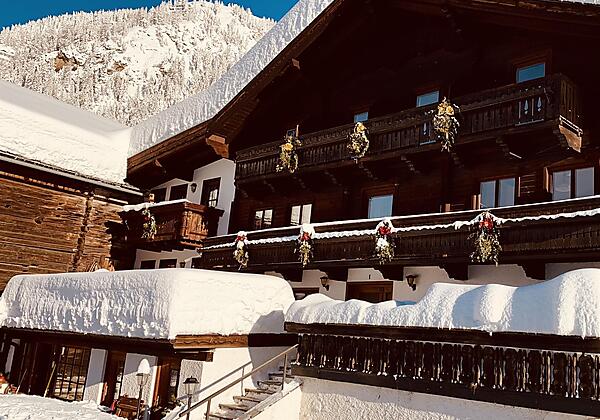 Ferienhof "Oberer Gollmitzer" Ausblick Winter