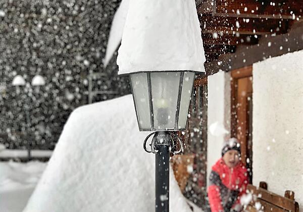 Ferienhof "Oberer Gollmitzer" Ausblick Winter 2020