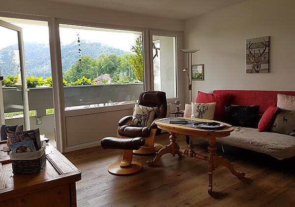 Blick in das Wohnzimmer