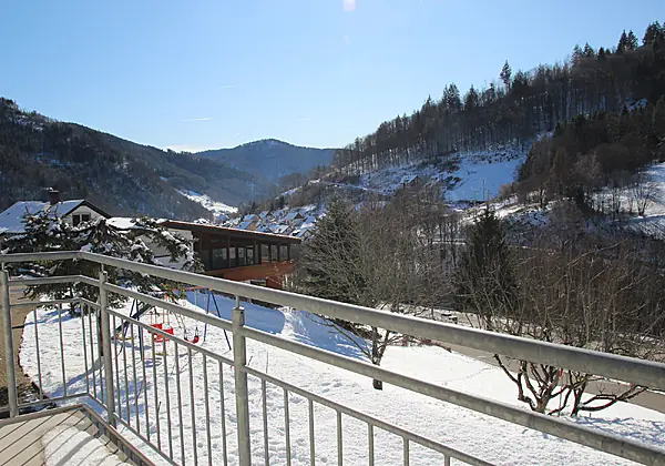 Blick vom Balkon