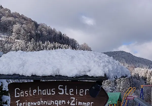 Gelände vor den Ferienwohnungen
