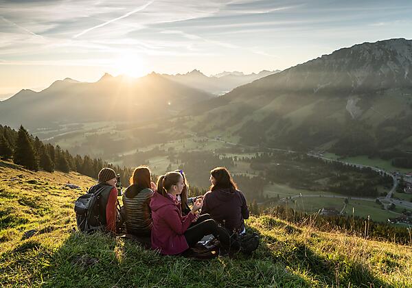 Panoramahotel Oberjoch Allgäu Wandern Hike Picknic