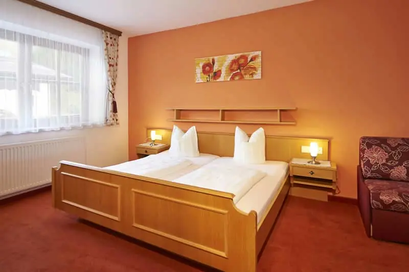 Doppelzimmer in der Pension Anja