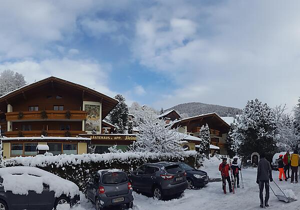 Winter in der Pension Appartement Steinwender