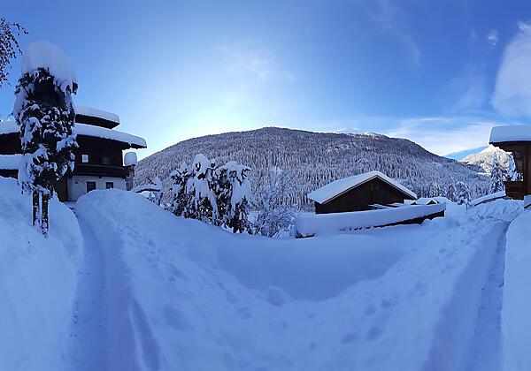 Winter bei uns vor der Tür