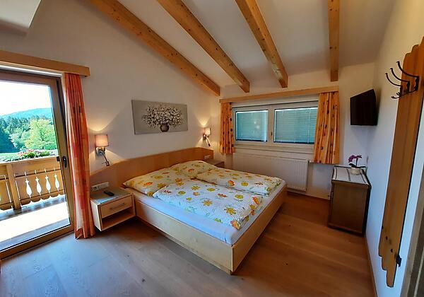 Pension Hecher Doppelzimmer mit Balkon