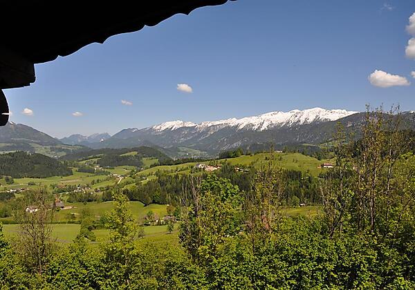 Ausblick vom Balkon in der Pension Nanga Parbat
