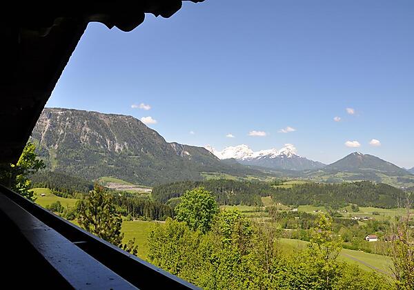 Alpenpanorama vom Balkon