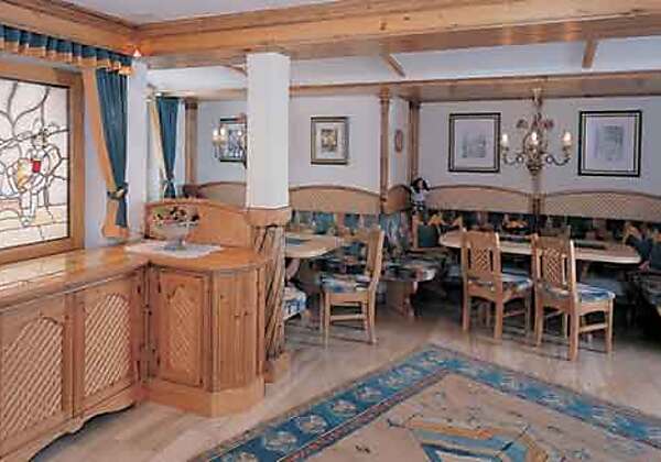 Eingangshalle in der Pension Rosengarten