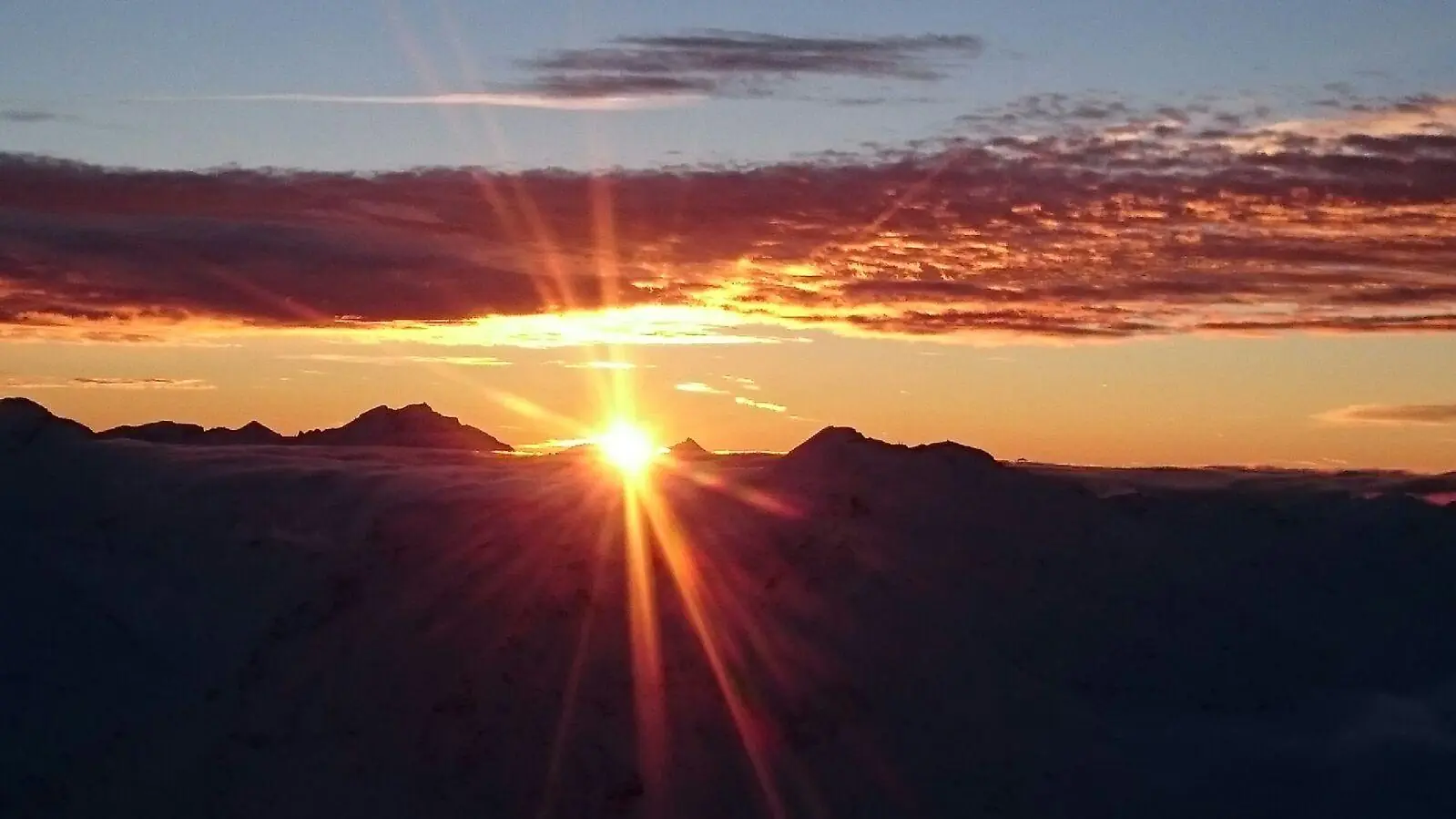 Sonnenuntergang am Sonnblick 3.106m