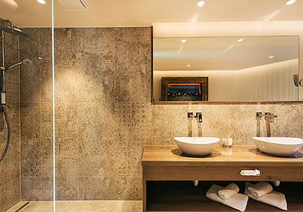 Badezimmer Bergsuite
