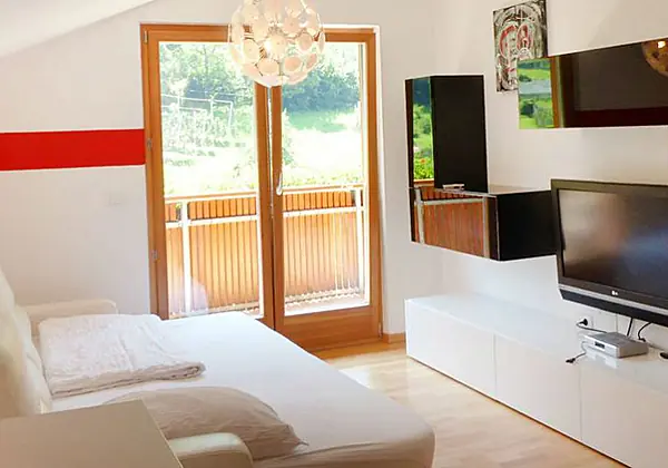 Das Wohnzimmer von der Ferienwohnung 'Suite' in der Residence Liesy
