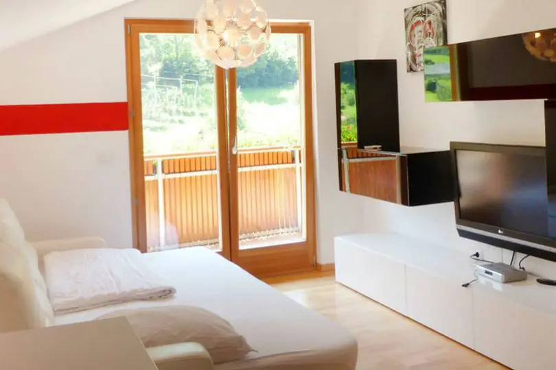 Das Wohnzimmer von der Ferienwohnung 'Suite' in der Residence Liesy