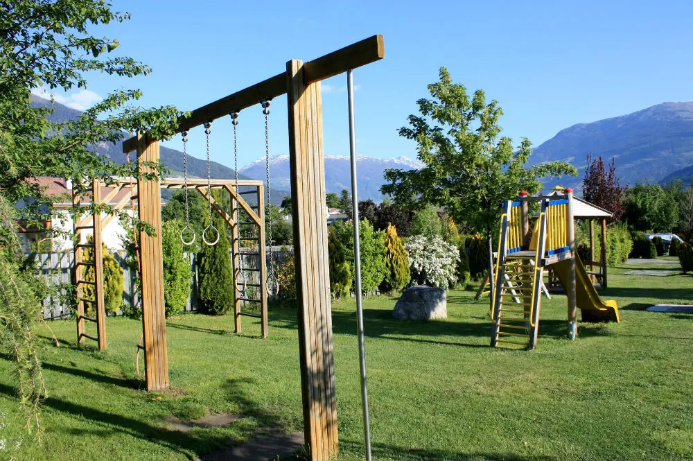 Hauseigener Spielplatz