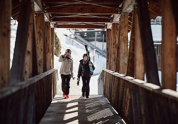 Weg zum Skilift in 3 Minuten