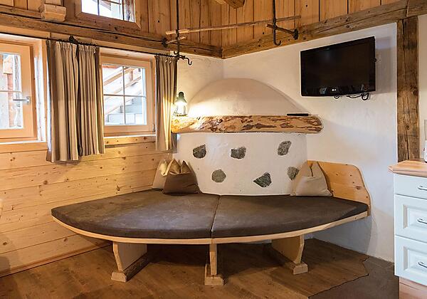 Almhütte_ Rosenhof_ Wohnraum_ Alpbachtal