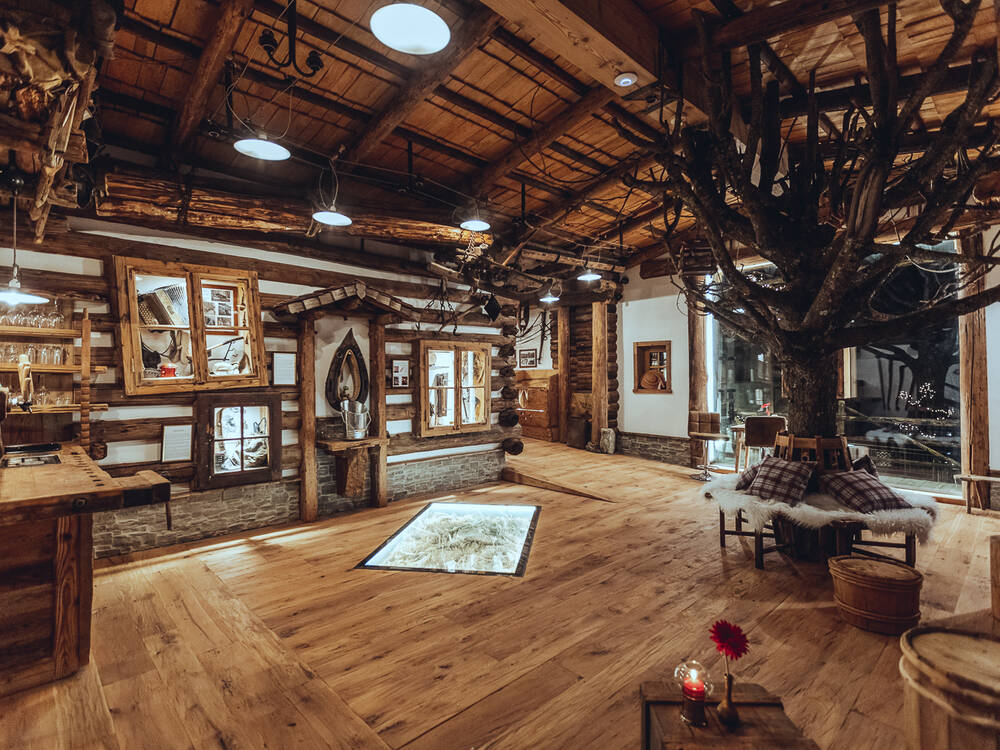 Unsere Museums Lounge - die Schindelrichthütte